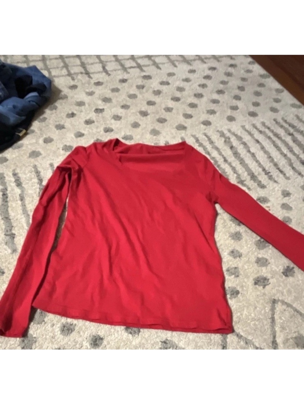 No Boundaries Bright Red Long Sleeve Top